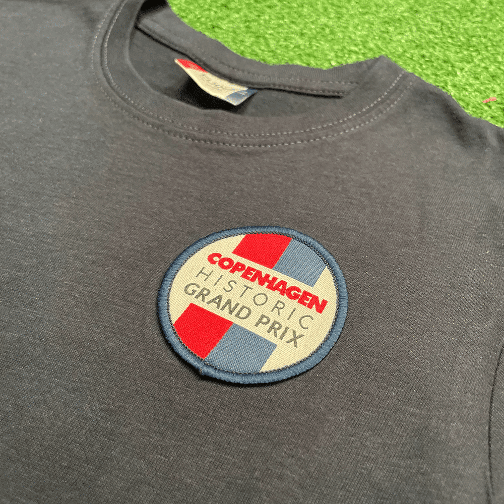 CHGP Børne t-shirt med vævet mærke (Navy)