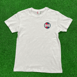 CHGP Børne t-shirt med vævet mærke (Hvid)